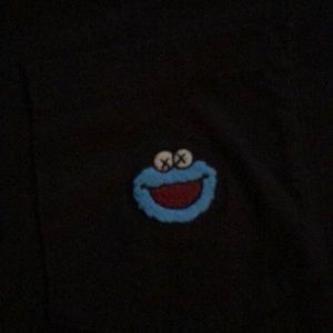 Uniqlo x kaws Cookie Monster pocket tee